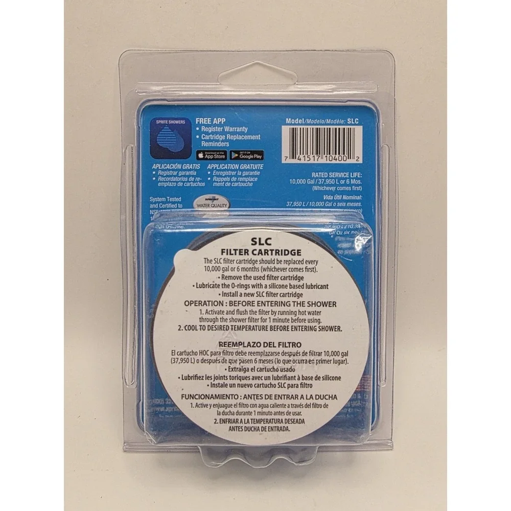 NEW Sprite Shower Filter Model SLC Slim Line Replacement Cartridge
